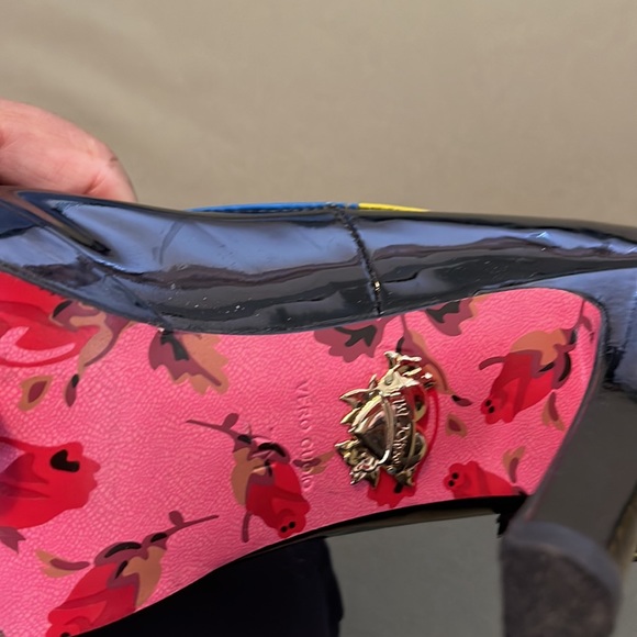 GORGEOUS BETSEY JOHNSON. Vero  Cuoio Open toe.  High heels womens shoes size 7” - Picture 9 of 15